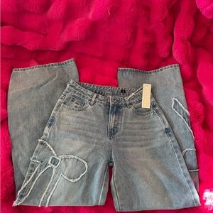 Stylish Blue Distressed Women Jeans